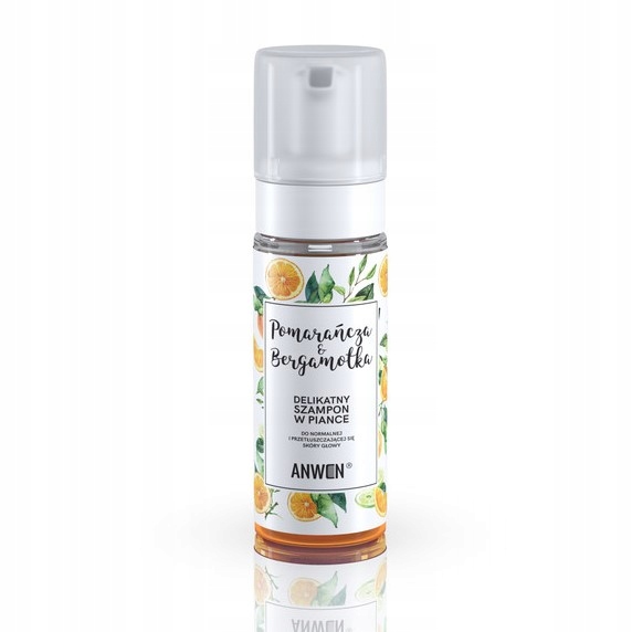 

Anwen Szampon Pianka Pomarańcza Bergamotka 170ML
