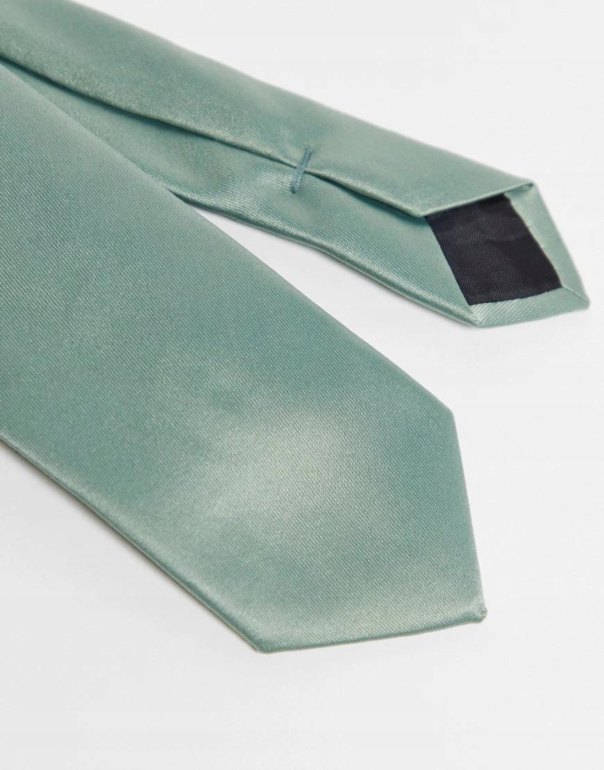 SATYNOWY KOMPLET KRAWAT Z POSZETKĄ 11R XXJ Marka inna