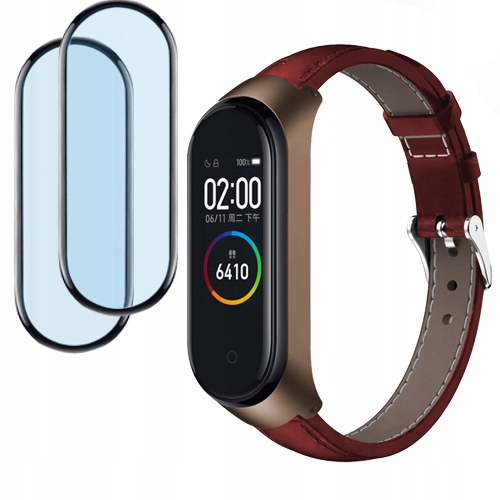 

Opaska Skrórzana + 2x Szkło do Xiaomi MI Band 6