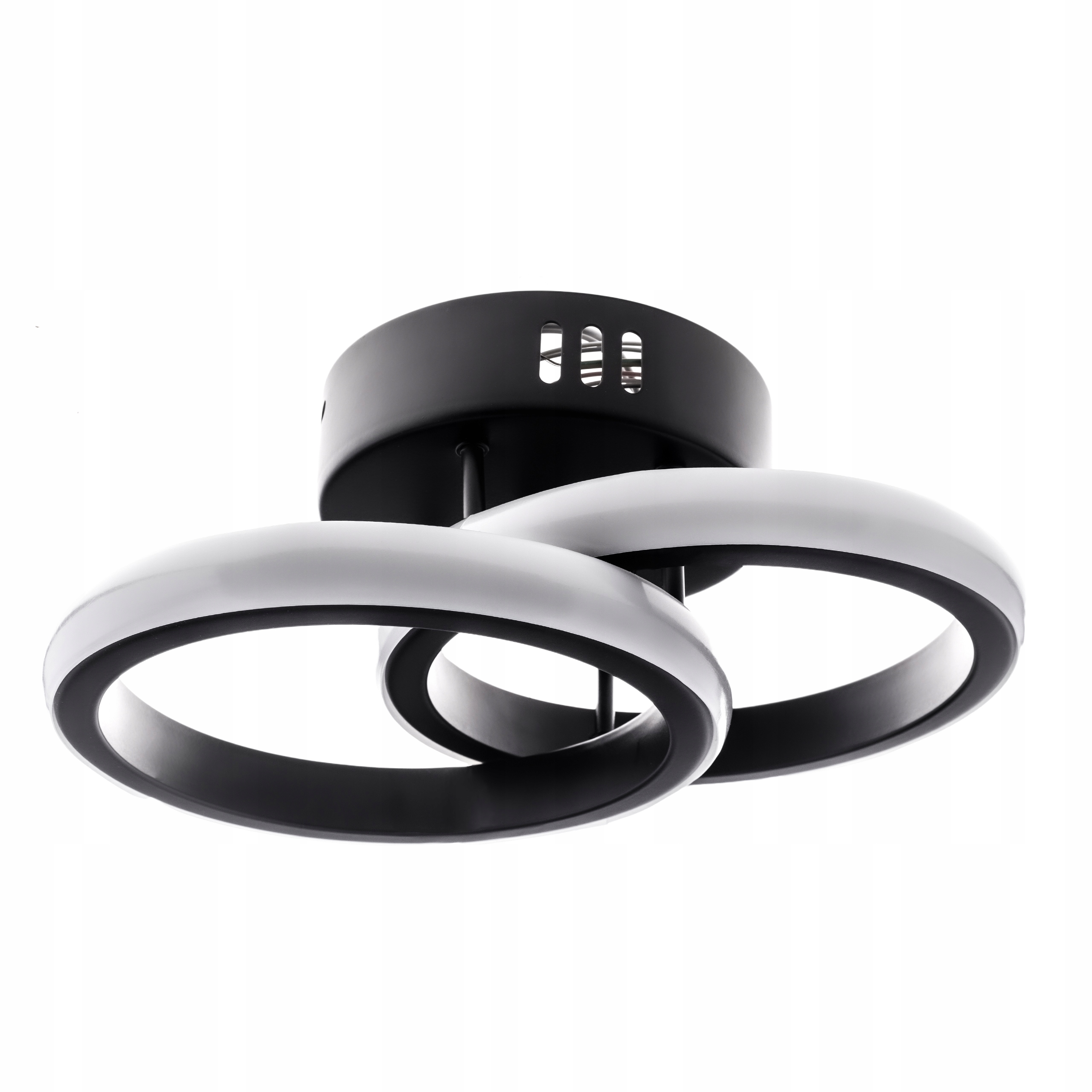 

Lampa Sufitowa Żyrandol Plafon Led Dwa Okręgi 18W
