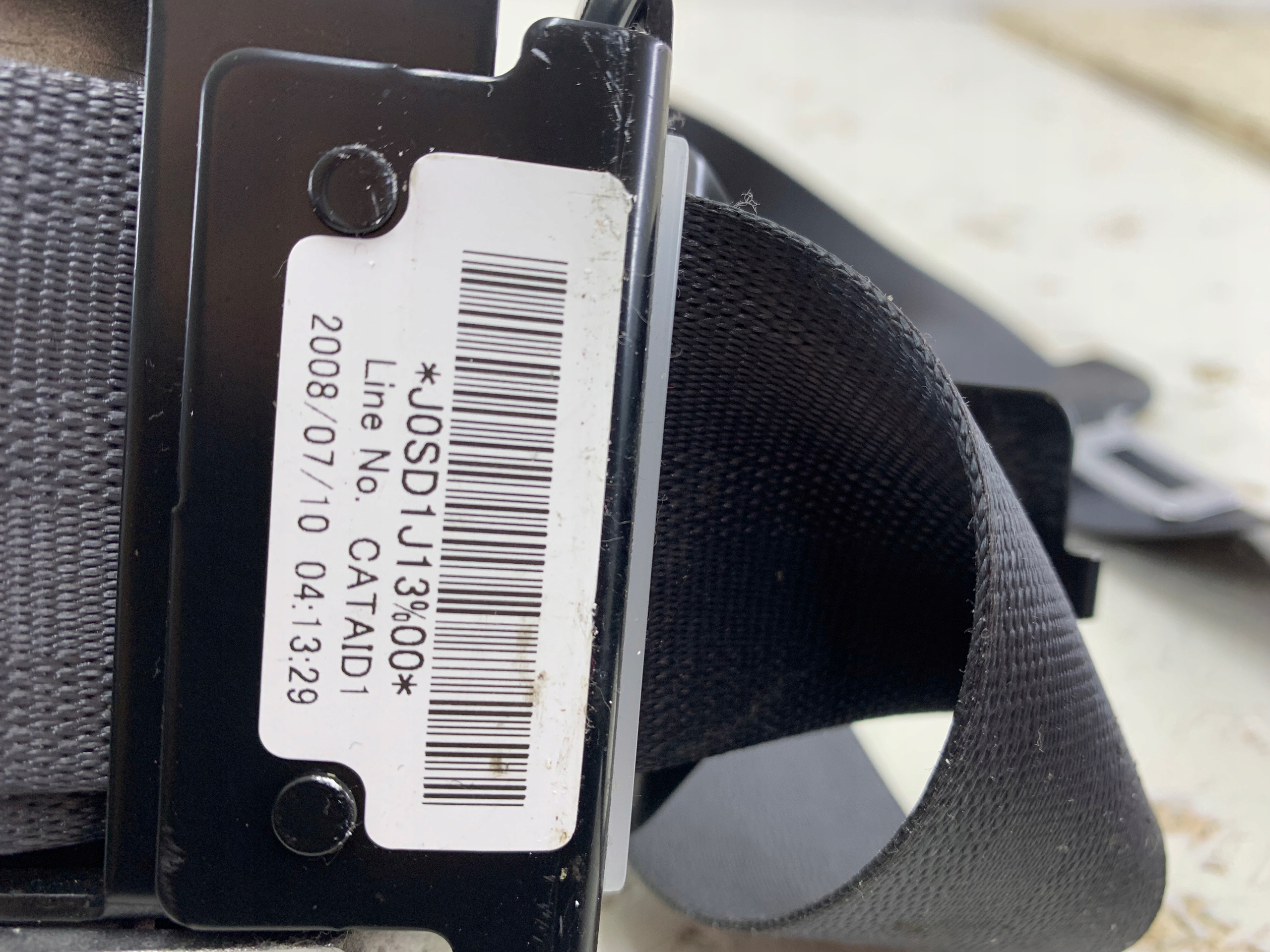 HONDA JAZZ III tension belt safety driver´s right front
