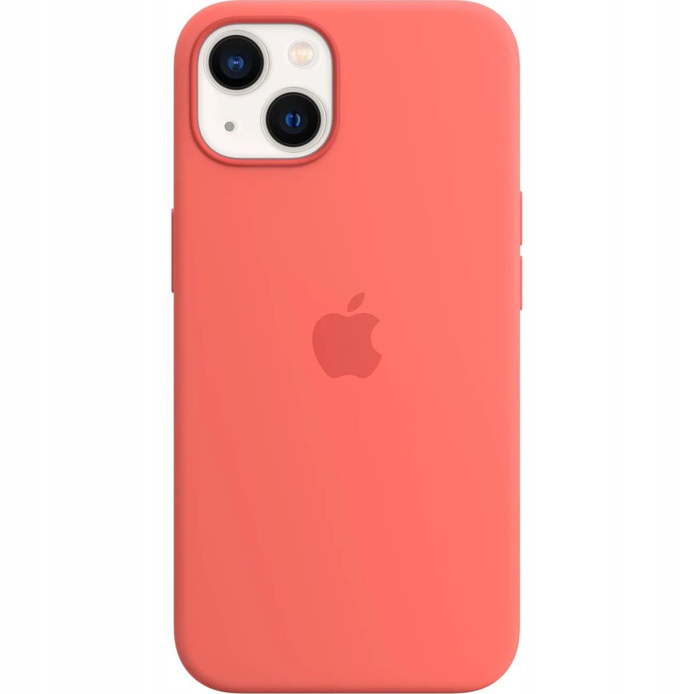 Oryginalne silikonowe etui Apple do Iphone 13 z Magsafe Róż Pink Pomelo
