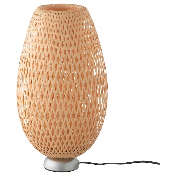 Ikea Boja Lampa Stołowa Bambus 40X20CM