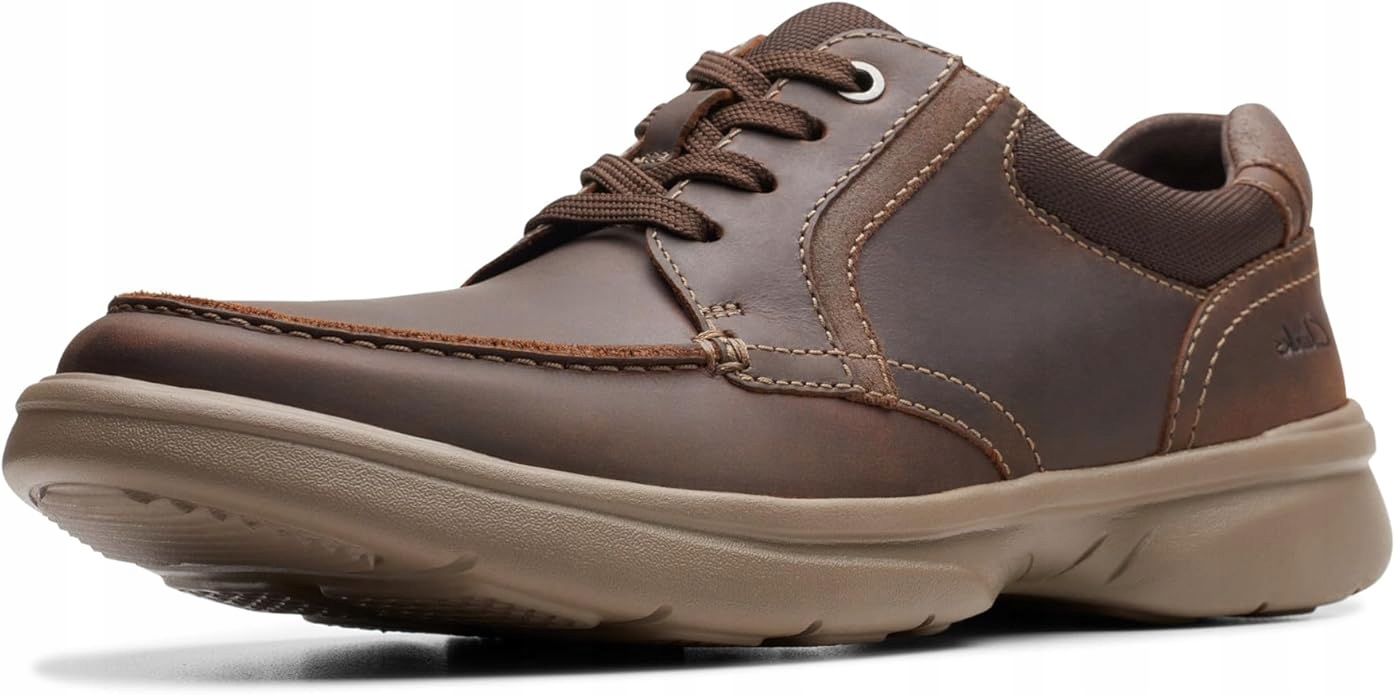 Clarks Pánské Polobotky Hnědé, Přírodní Kůže 48 6RA