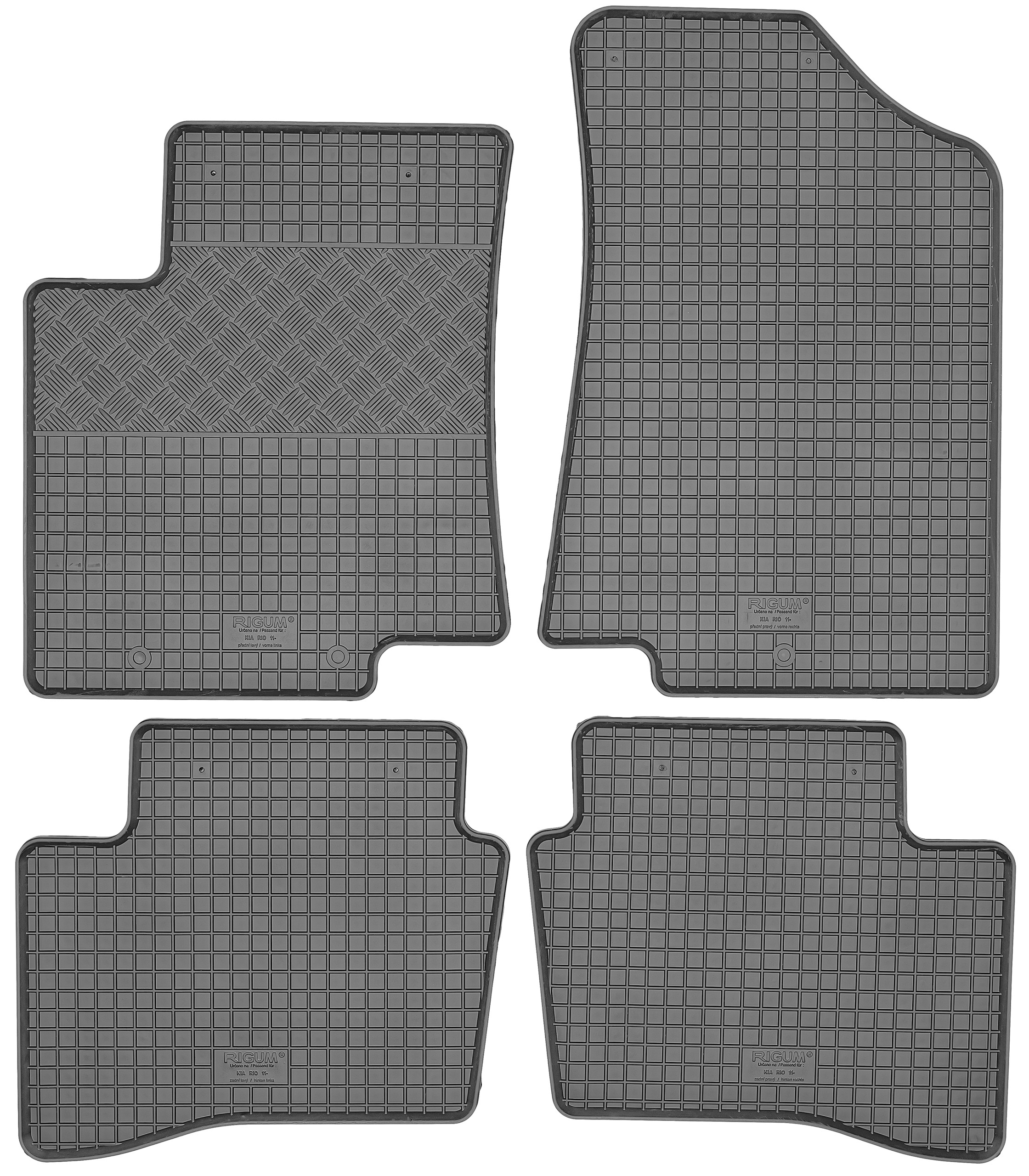 Kia Rio III Hatchback 2011-2017 ZESTAW - Dywaniki + mata bagażnika Producent Max-Dywanik