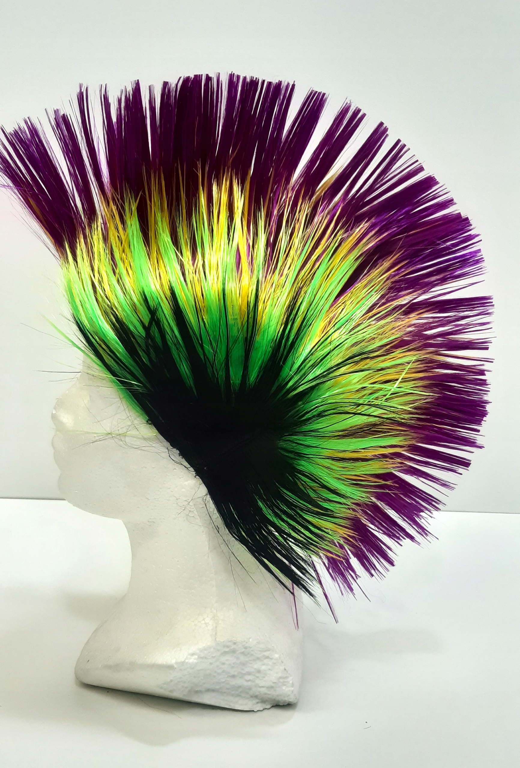 PERUKA IROKEZ KOLOROWY POSTAWIONE WŁOSY