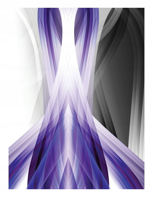 Fototapeta Fialové vlny abstrakce světla a hloubky pohybu 206x275 lepidlo