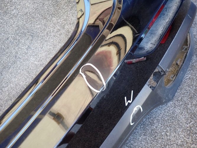 PORSCHE CAYENNE 7P5 LIFT 14- bumper rear rear part