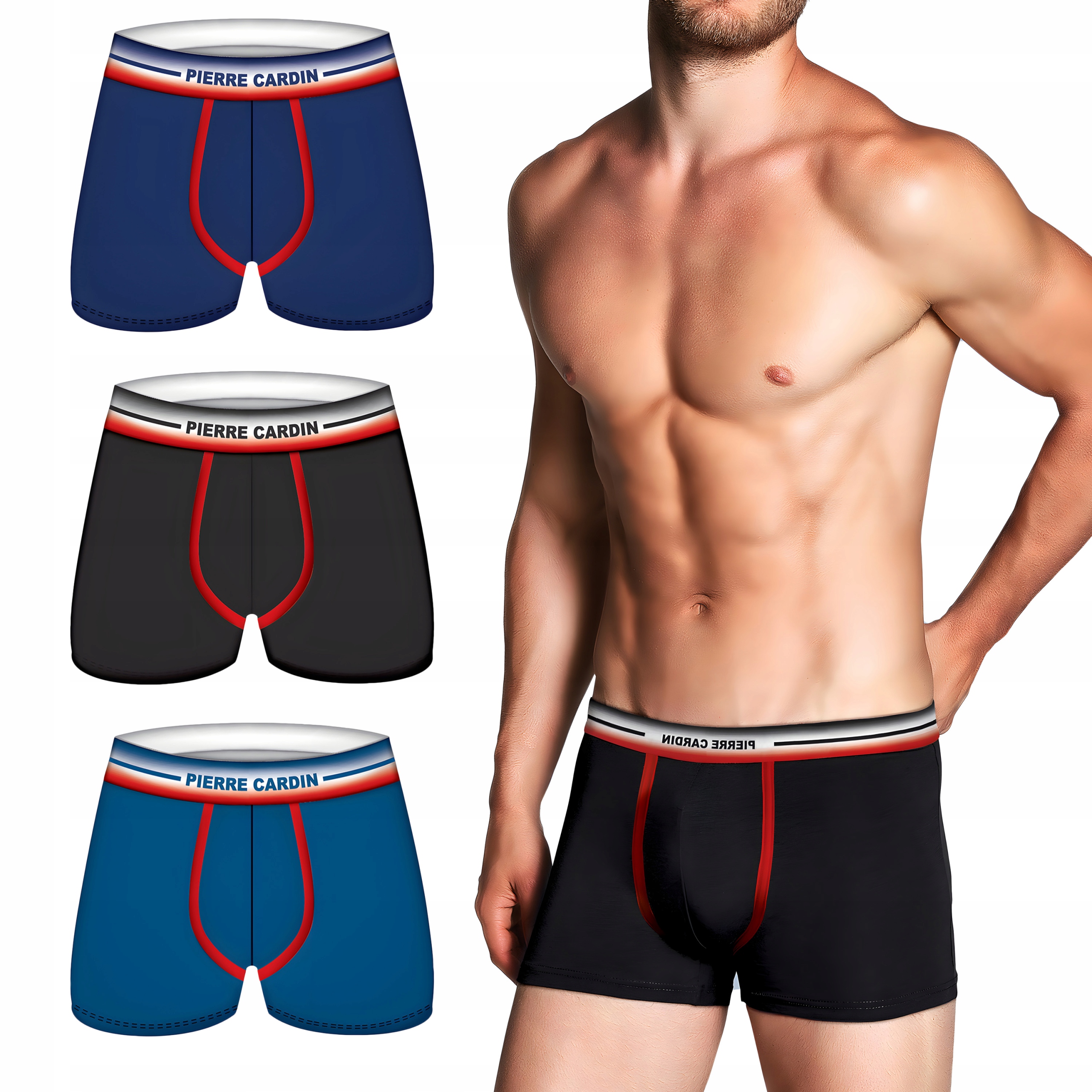 

Bokserki Męskie 3-PAK Pierre Cardin PCM127 L