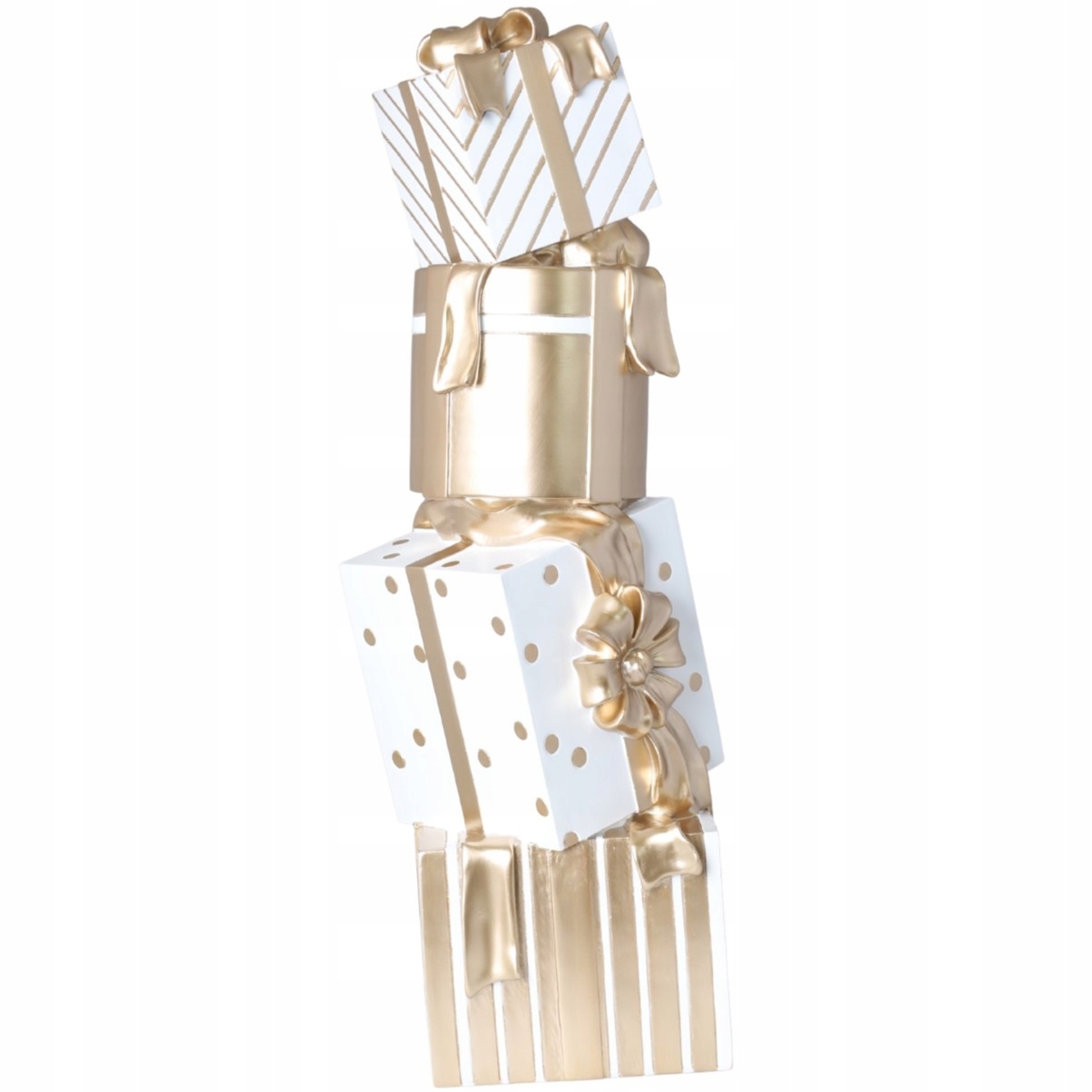 FIGURKA STOS PREZENTÓW OZDOBNA DEKORACJA ŚWIĄTECZNA NA PREZENT POD CHOINKĘ