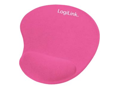 Podkładka pod mysz Logilink ID0027P, Silcon Wrist, różowa Logilink