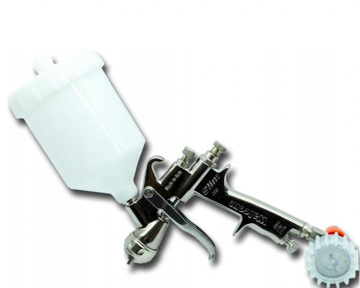 

Pistolet Lakierniczy+manometr 1.5 Walcom Slim Hte