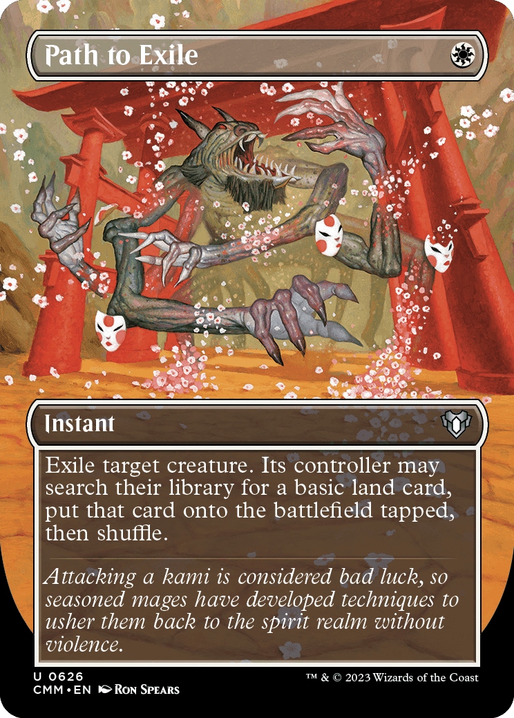 Mtg Path to Exile *Borderless* Foil (u)