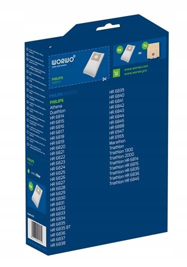 4x WORKI DO PHILIPS TRIATHLON 1400 2000 + FILTR Marka inna