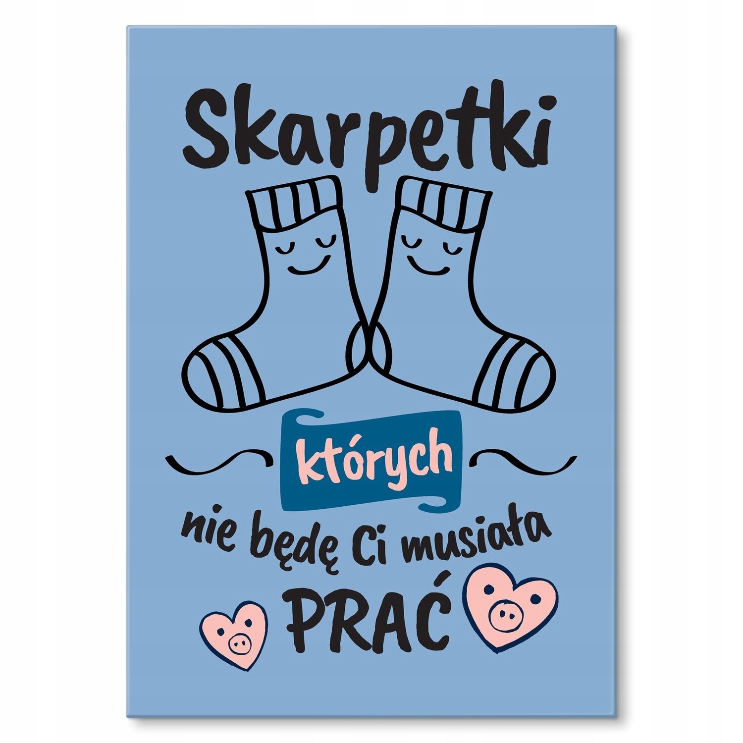 Kovový plakát Ponožky Šidítko Plech 30 x 42 cm Dárek