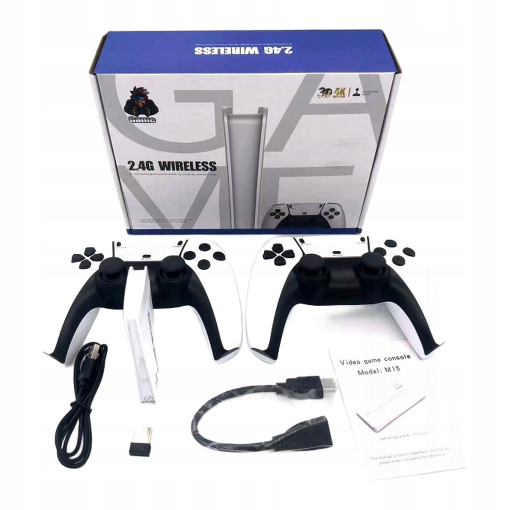Konsola Retro Gra Telewizyjna Hdmi 20000 Gier 15 Emulatorów 2 Pady 64 Gb Pl