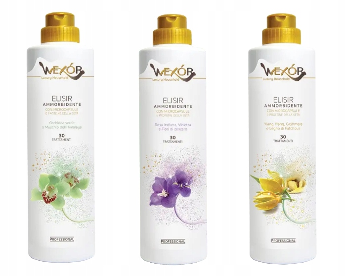 Sada Wexor Tekutiny na oplachování Viola Cashmere Himalaya 3 x 750 ml