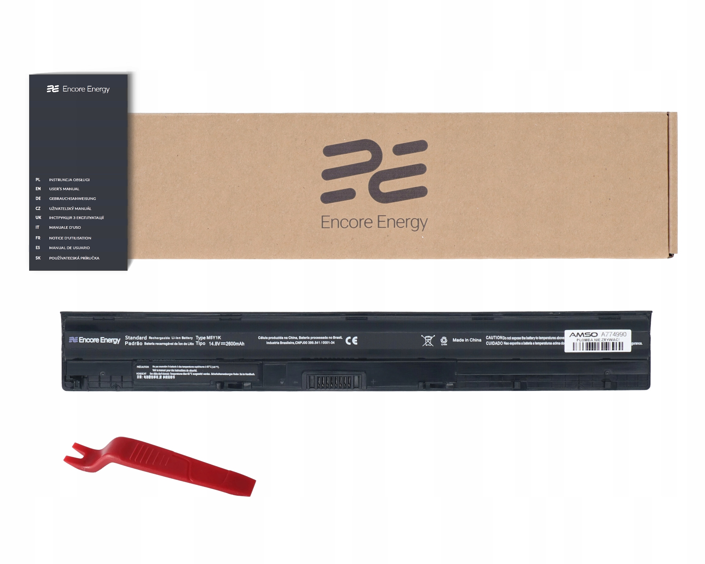 M5Y1K baterie pro Dell Inspiron 3567 3573 5559 38Wh Encore Energy otvírák