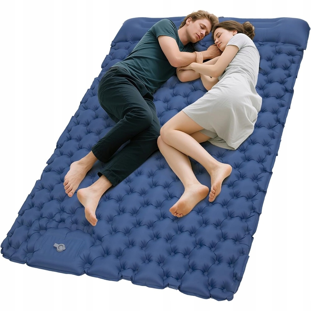 Nafukovací podložka pro 2 osoby 196 x 125 cm Matrace s pumpou Camping