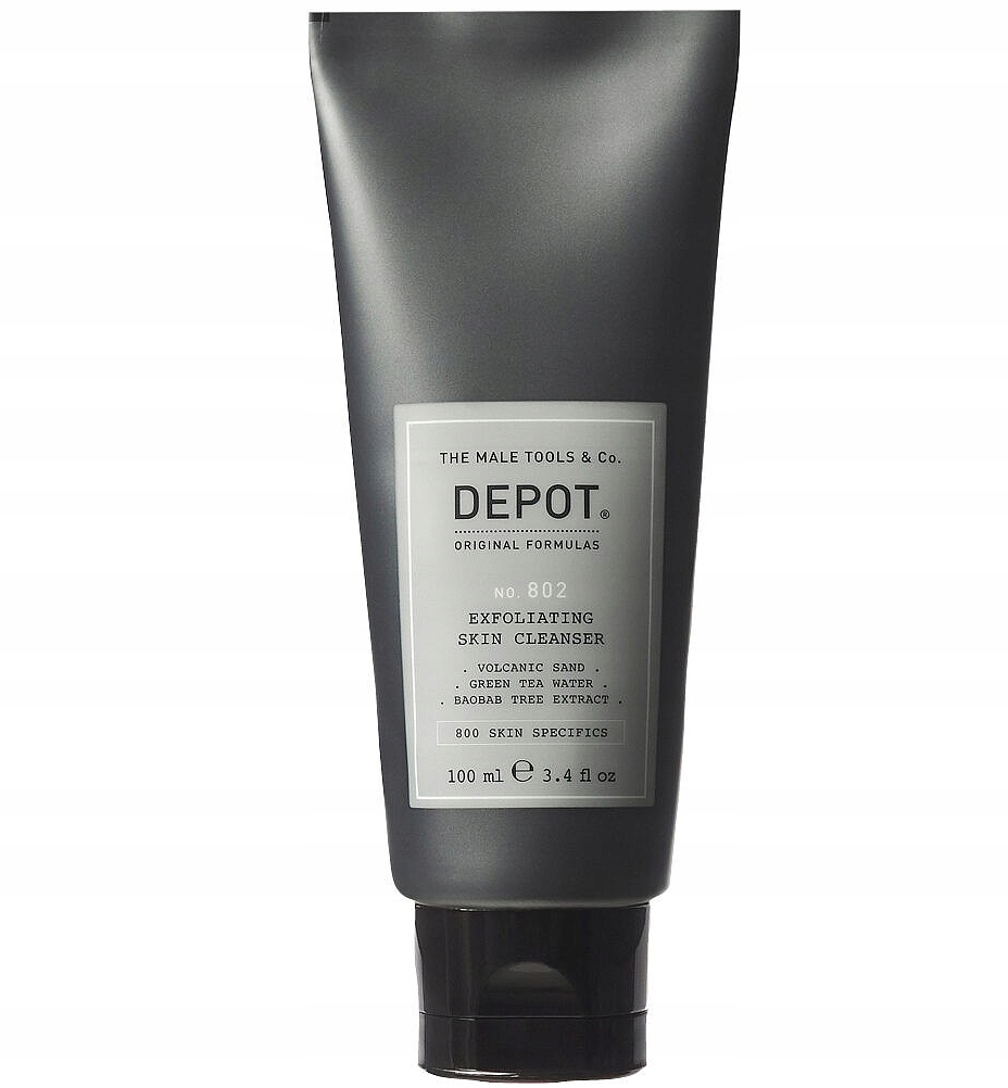 Depot 802 Peeling na obličej s aktivním uhlím 100 ml