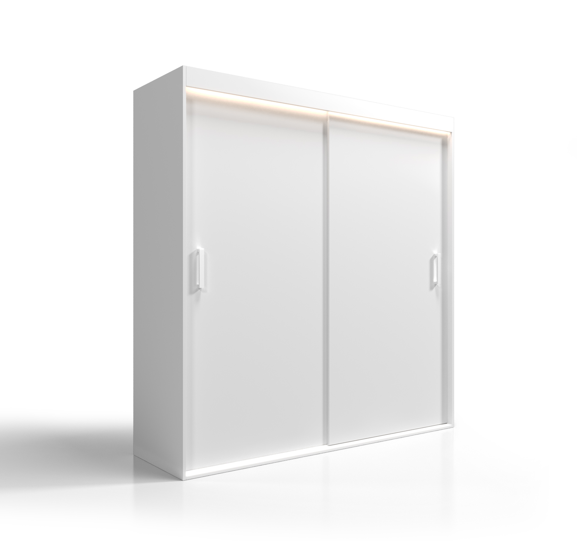 

Szafa Garderoba Przesuwna Biała 180 cm VSZ08