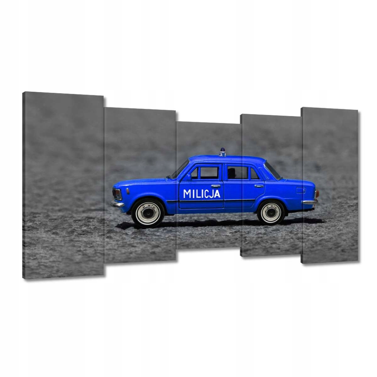 Obrazy 150x80 Velký Fiat 125P Milicja Mo