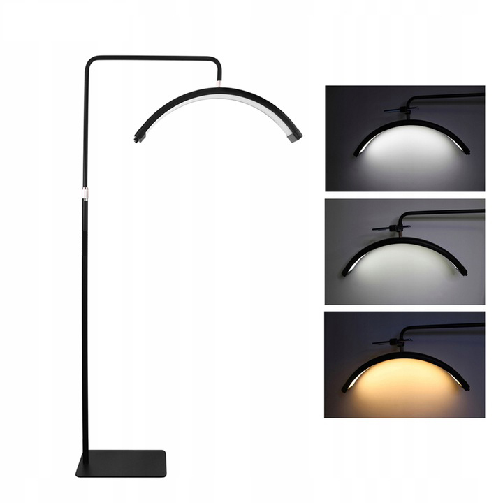 Led Kosmetická Lampa 40W Na Řasy Prodloužení Make-up Beze Stínů 1,8m