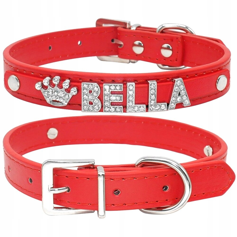 

Mała Personalizowana obroża z dla psa. L