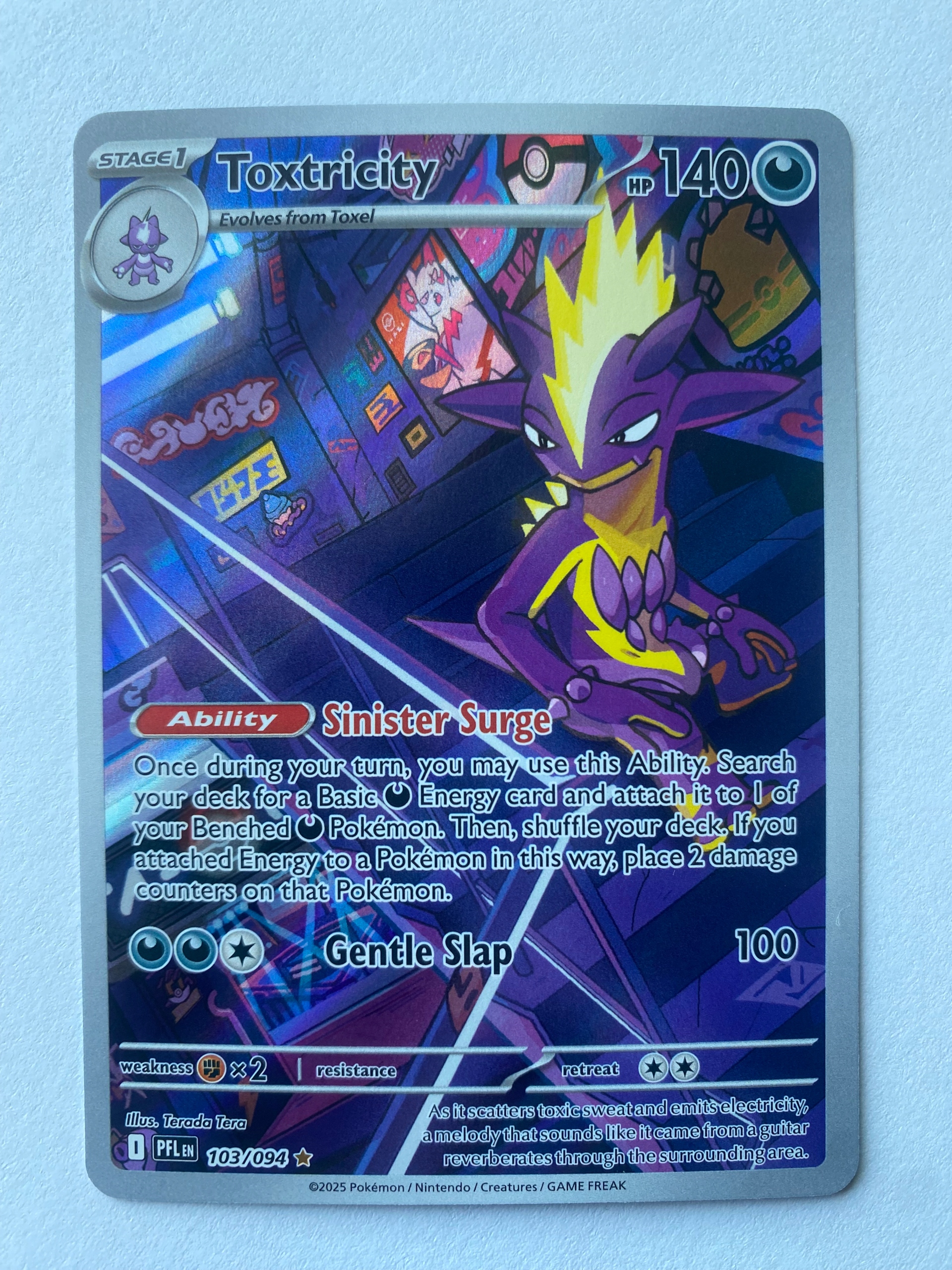 Karta Pokemon: Toxtricity (PFL 103) / Phantasmal Flames