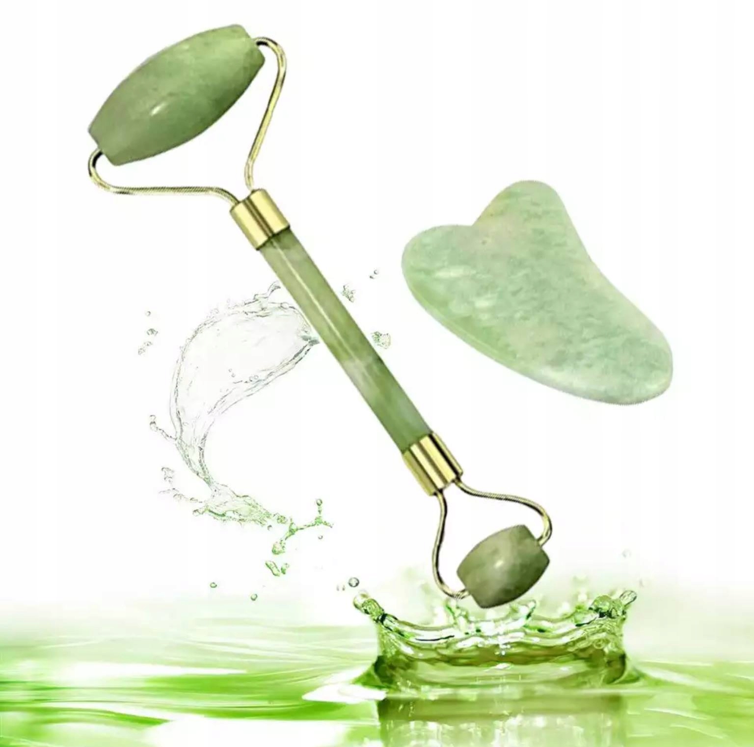

Jade Roller & Gua Sha wałek i płytka do masażu