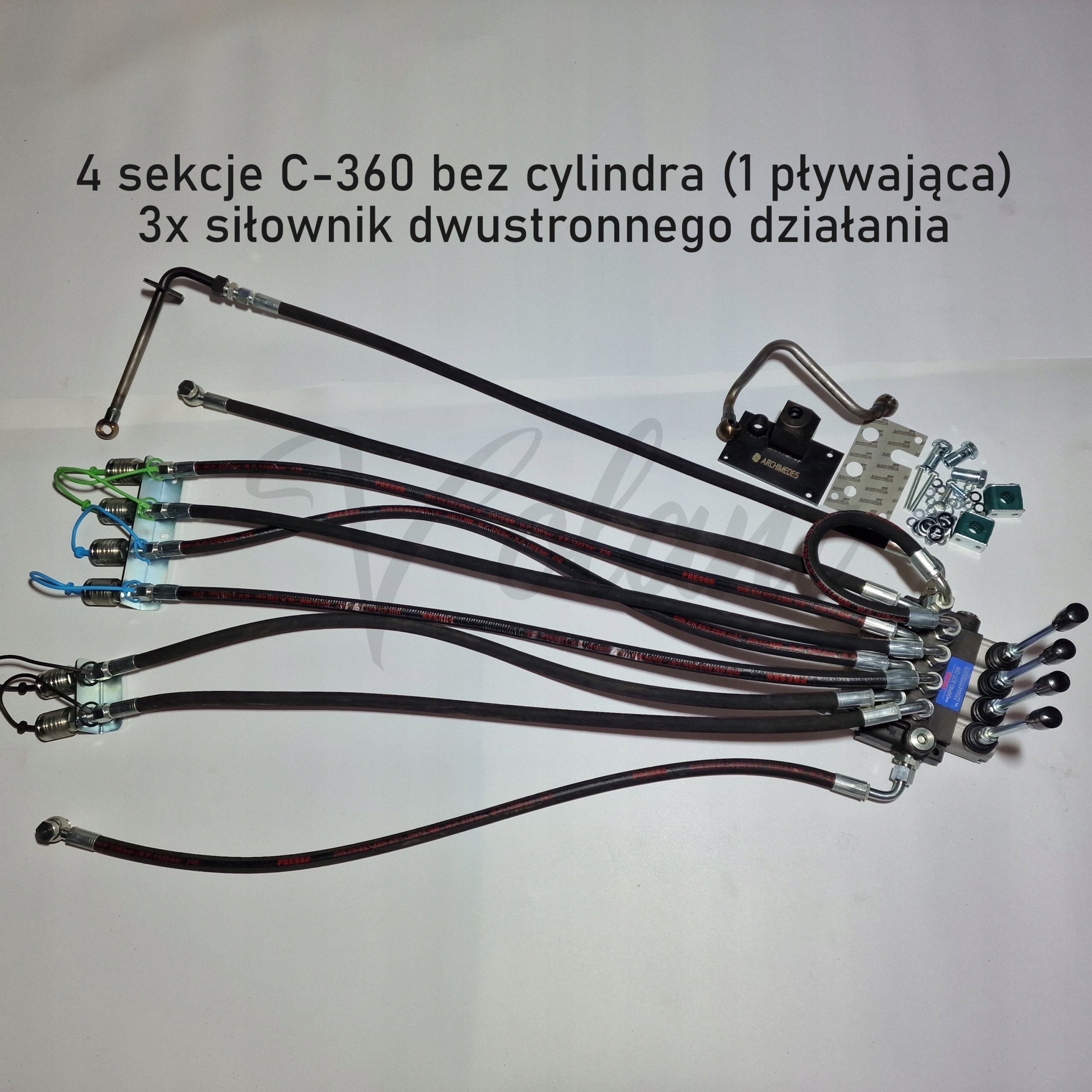 4 Sekční Vnější Rozdělovač Ursus C-360 Kompletní Na Blatník