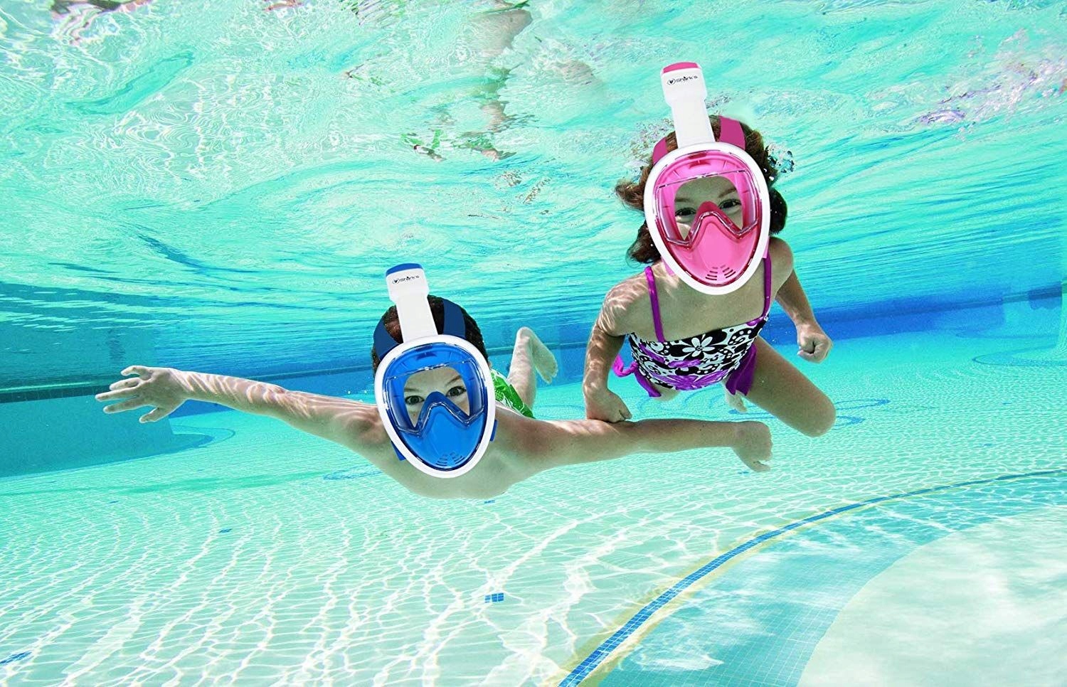PEŁNA MASKA DO NURKOWANIA SNORKELINGU UCHWYT L/XL Model NU180