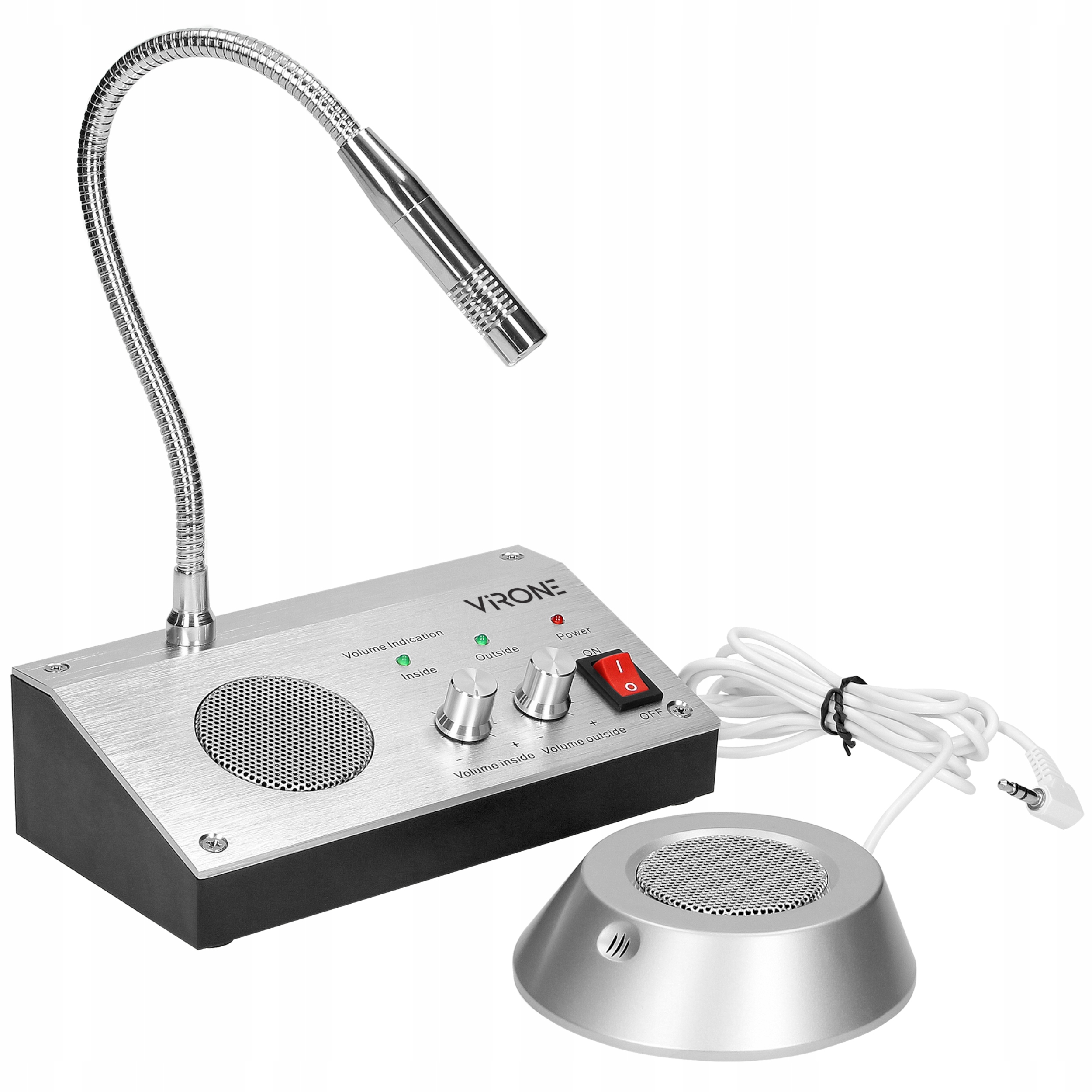 Interkom kasowy / Urządzenie do okienek GŁOŚNY