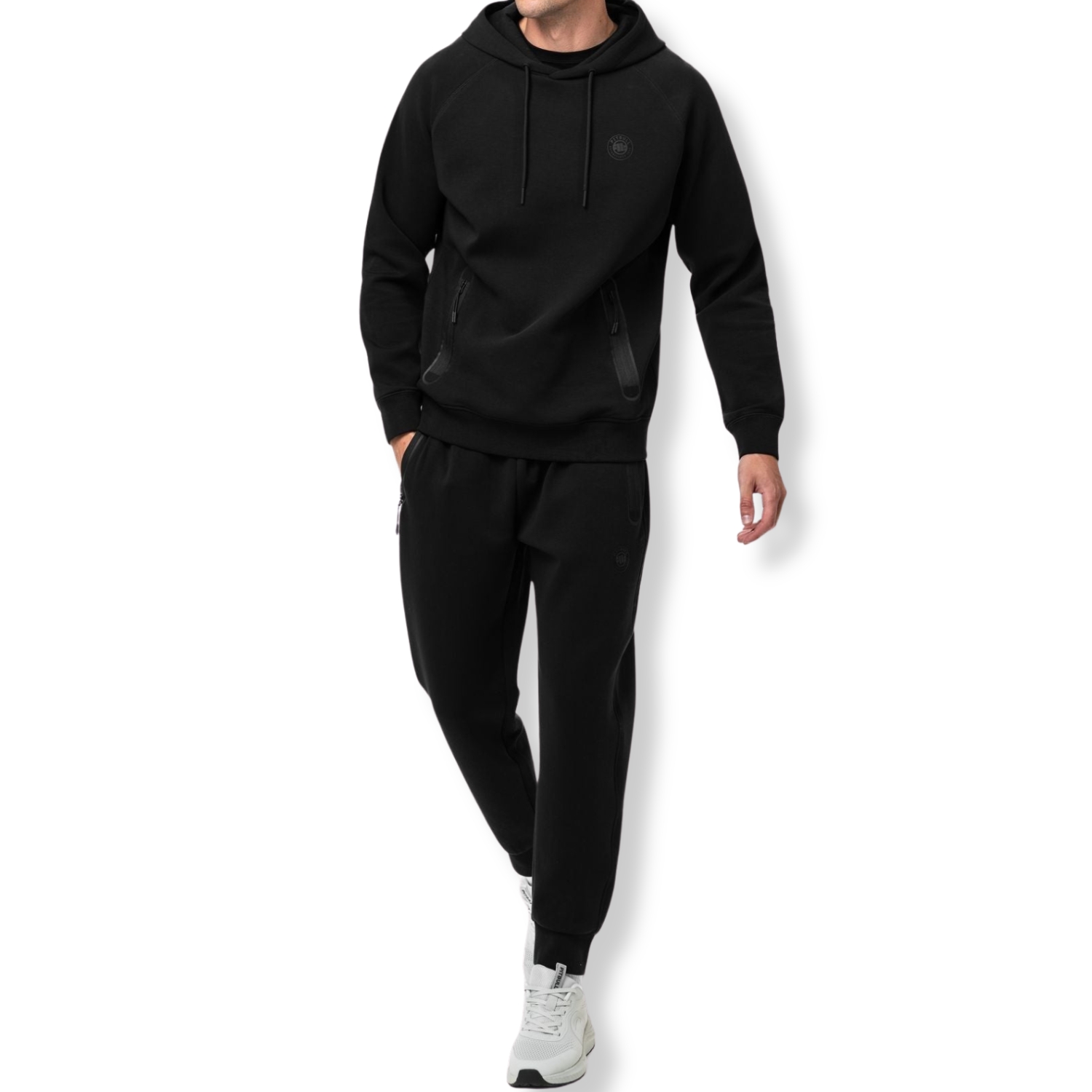 Pánský teplákový komplet Pitbull Sada Mikina s kapucí a kalhoty teplákovka bavlna