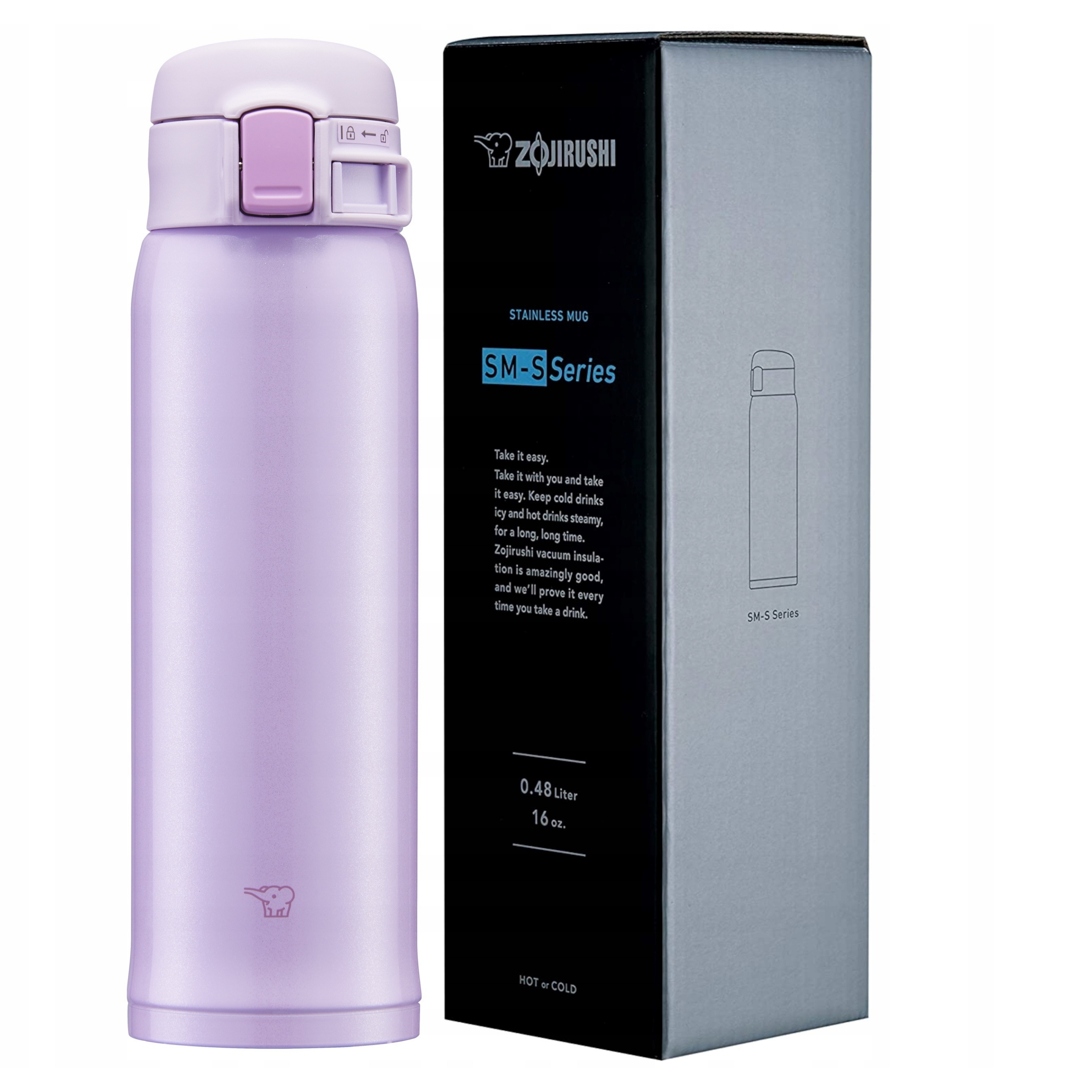 Zojirushi SM-SR48E-VP 480 ml fialový Termohrnek