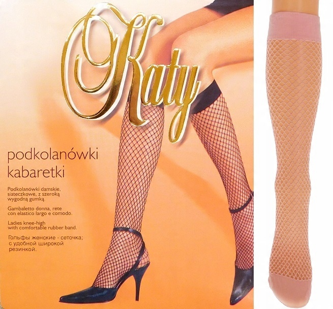 

Katy Rete podkolanówki kabaretki śr.oczka rosa