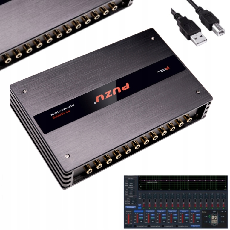 Zosilňovač Dsp Plug&Play pre továrenské rádio AlphaSound Puzu PZ-X6800 500W