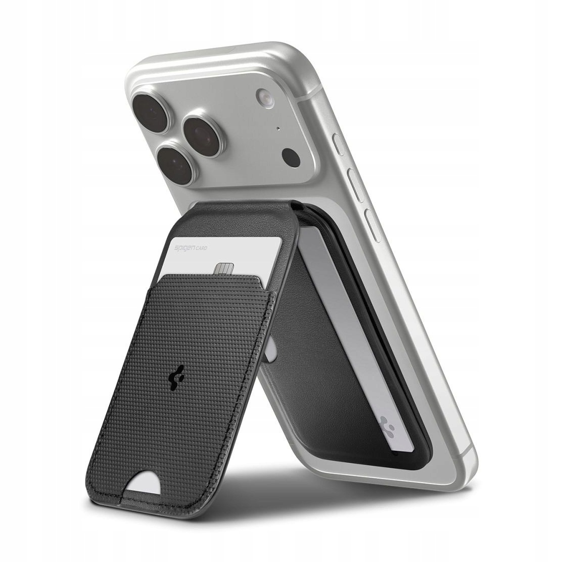 Portfel magnetyczny Spigen Slim Fold S314-2 czarny