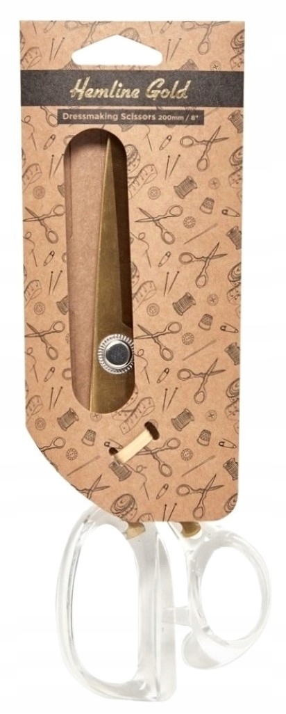 Krejčovské nůžky Hemline Gold silné lehké 20cm