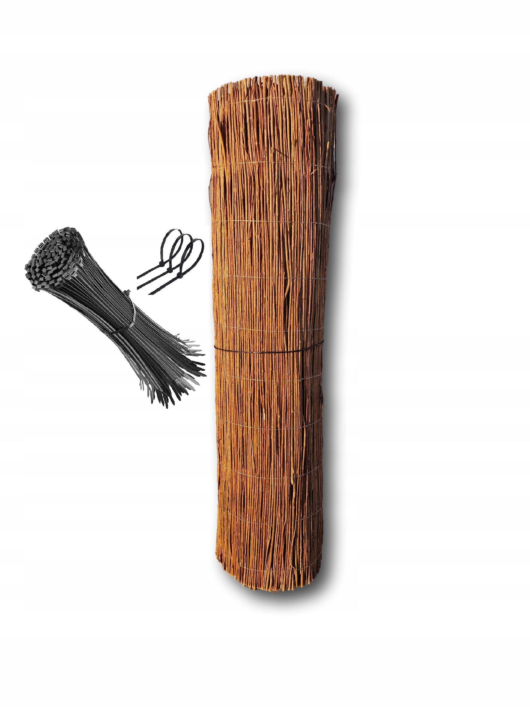 Mata z wikliny wiklina osłona ogrodzenie 100x500 maty na płot 1x5