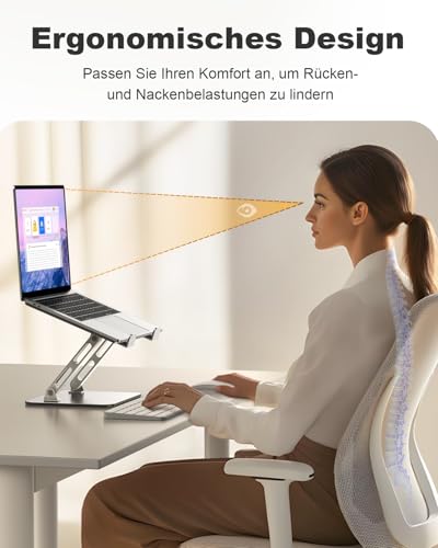 BABACOM Podstawka Pod Laptopa Regulowana Wysokość Chłodzenie MacBook 10-16" — miniatura 2