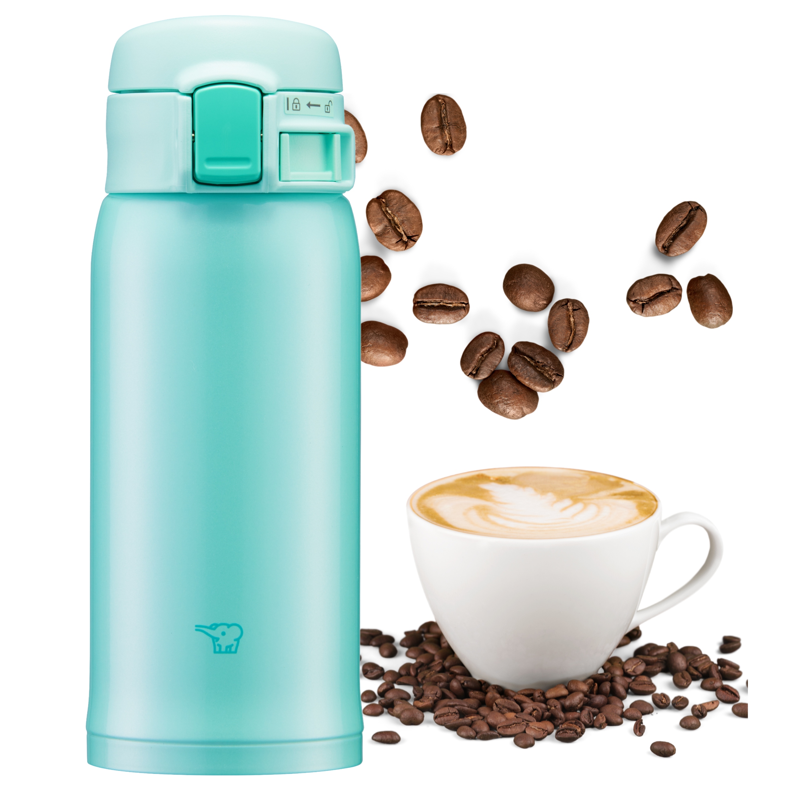 Termohrnek Zojirushi 360 ml na kávu a čaj do kanceláře SM-SR36E-GP