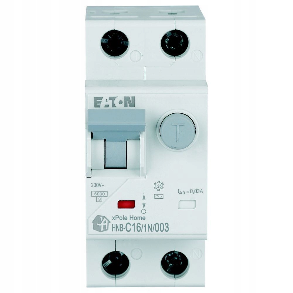 Diferenciálně-nadproudový Spínač 2P C 16A 30mA Typ-ac Eaton HNB-C16-1N-003 19
