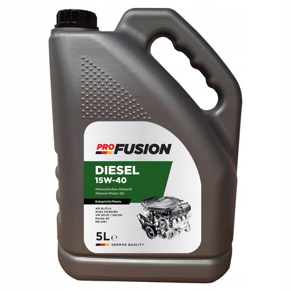 

Olej mineralny Profusion Diesel 15W40 5L