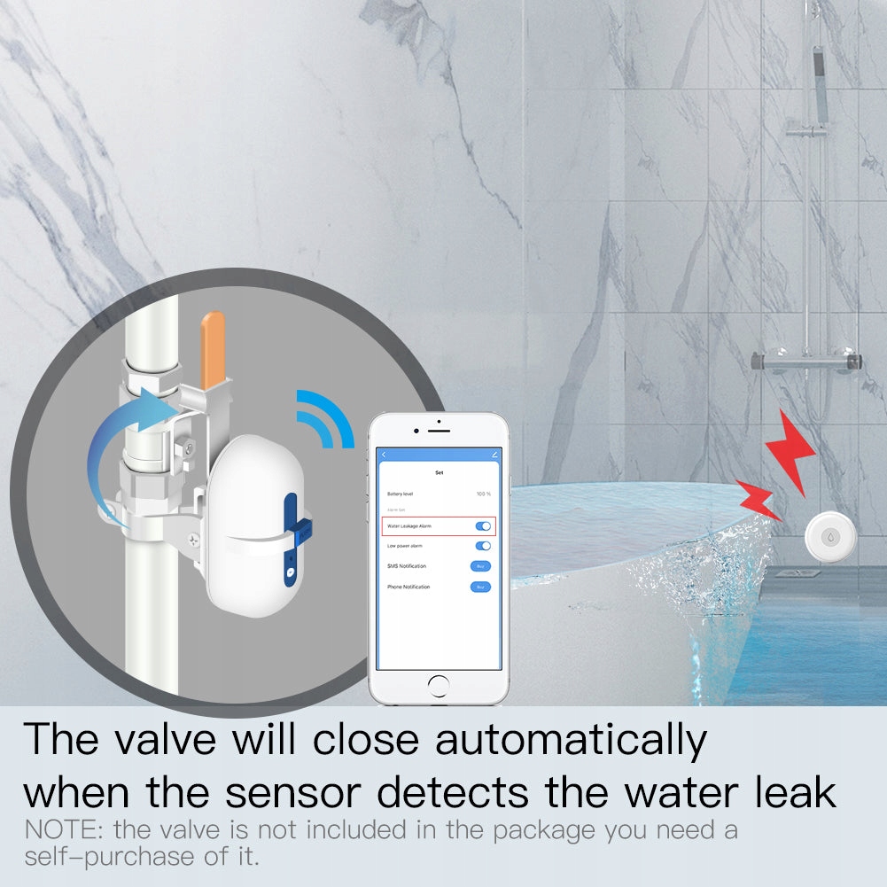WiFi Inteligentny kontroler zaworu gazu wodnego Komunikacja WiFi