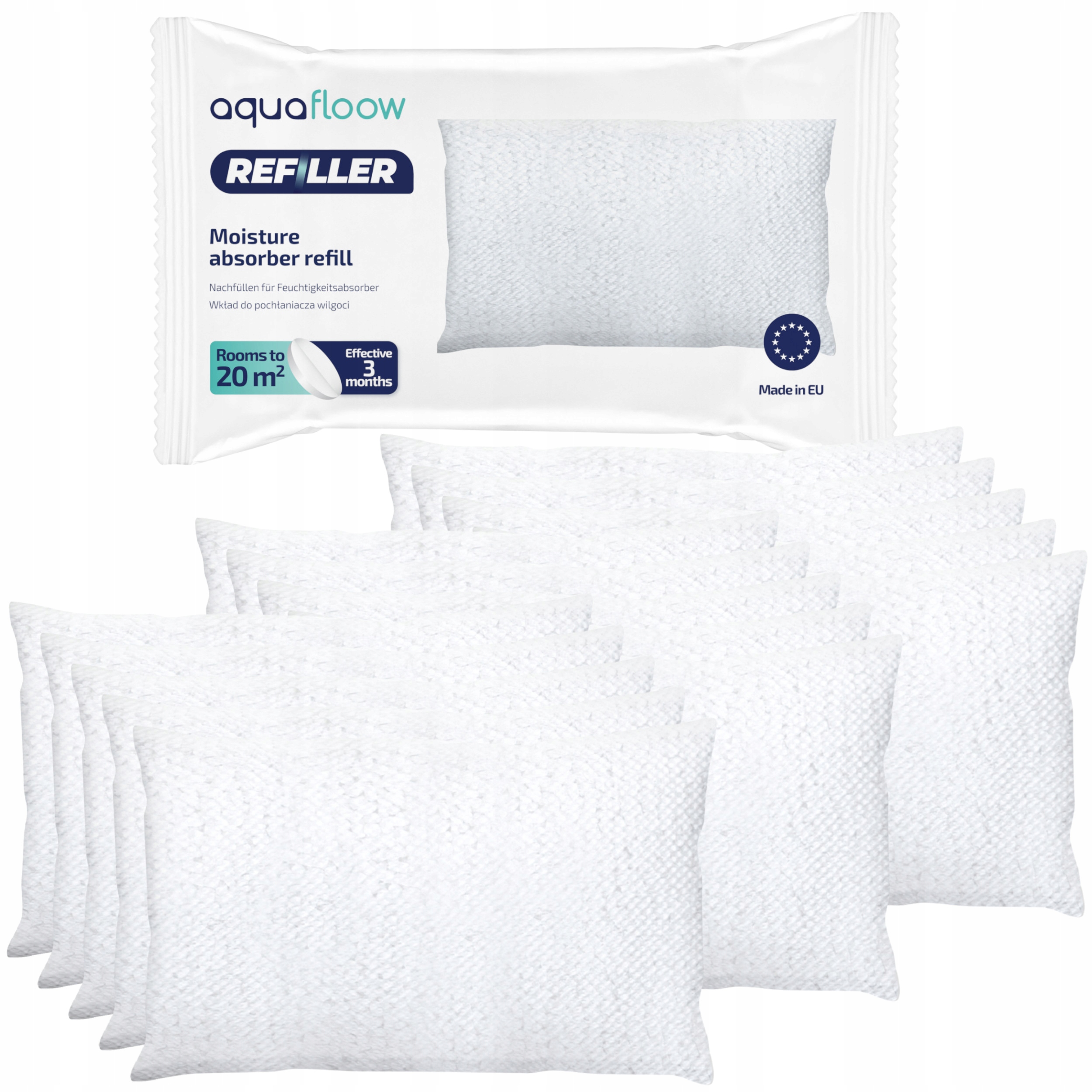 

Wkłady do Pochłaniacza Wilgoci 250g x 15szt Mocne!