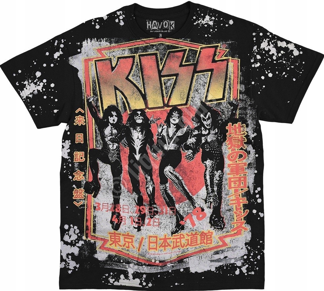 Kiss Destroyer Havok Liquid Blue M (Tričko)
