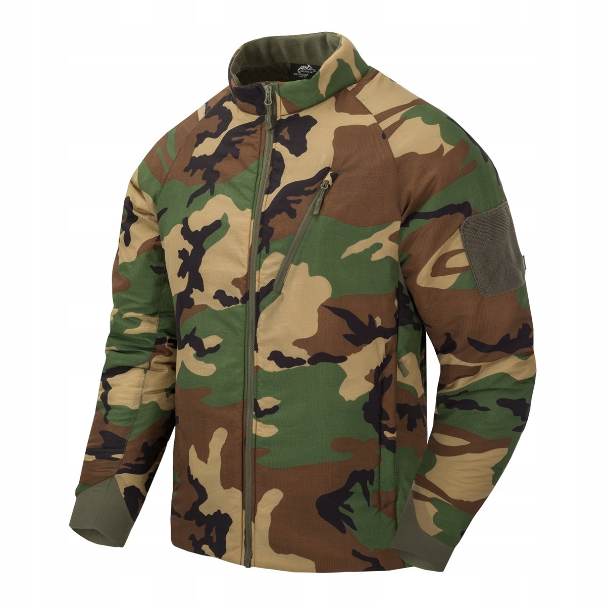 Pánská zateplená zimní bunda maskáčový Helikon Wolfhound Apex Us Woodland S