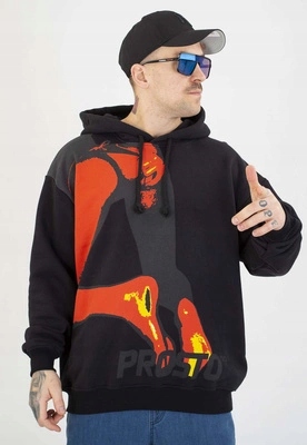 Mikina Prosto S kapucí Nsfw černá