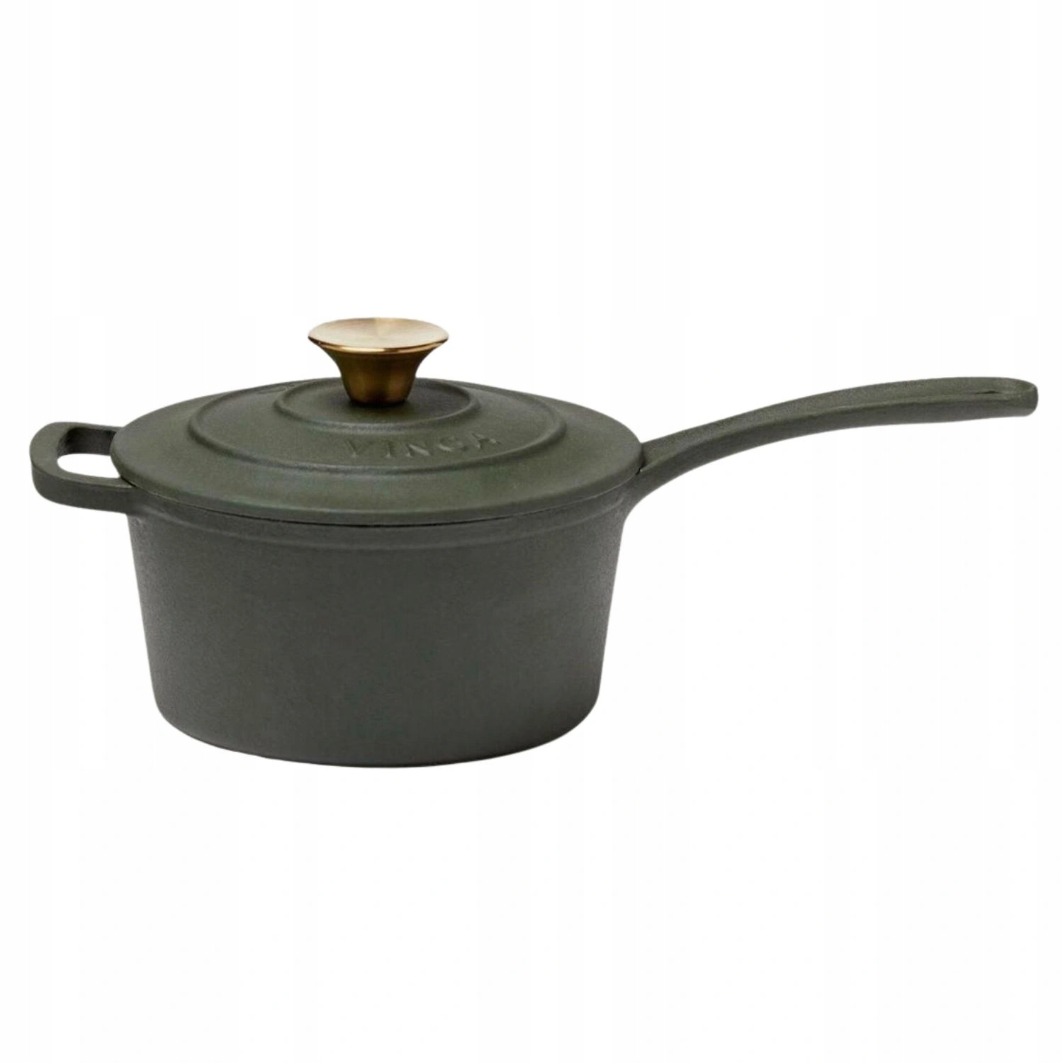 Hrniec s pokrievkou Vinga Monte liatinový zelený rajnica 36,8 x 19 x 14 cm 1,9 l